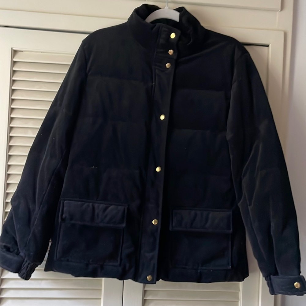 Style & Co. sport velour winter coat w down filling Med.